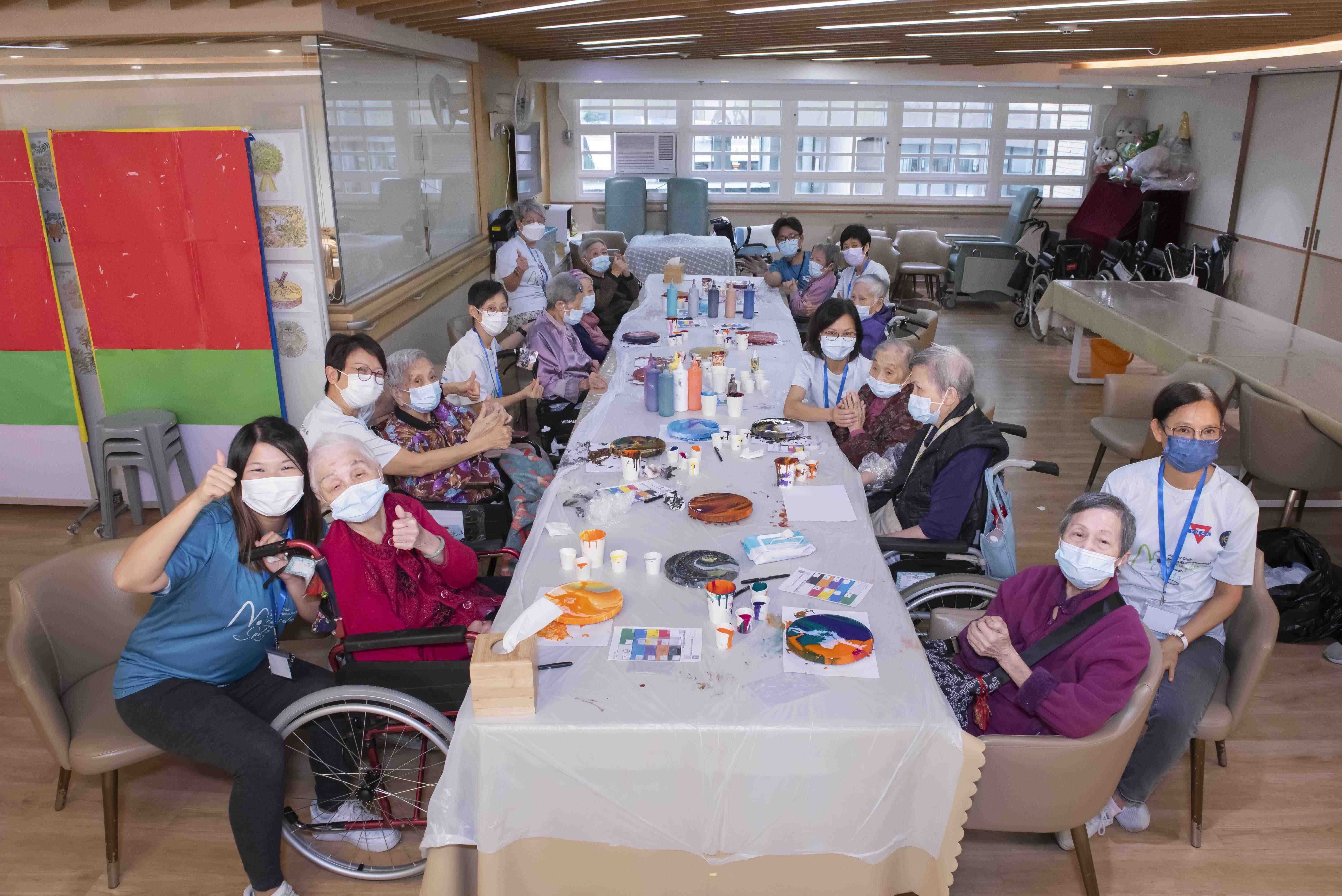 社區及義工服務 - 流體畫